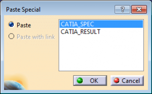 Select CATIA Spec