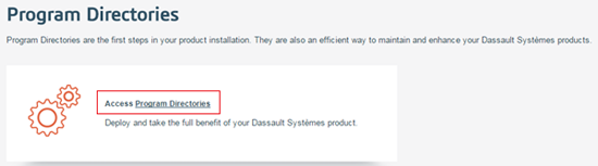 Accessing Dassault Systemes Software Program Directories 3