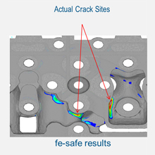 SIMULIA fe-safe cracks