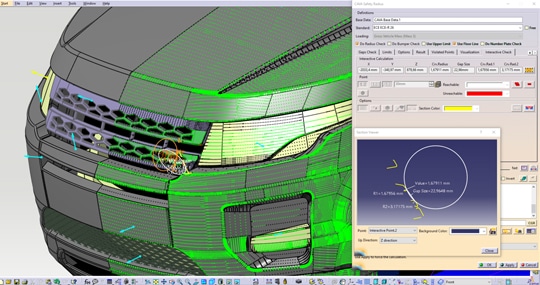 Exterior Analysis on Bumper in CAVA Safety