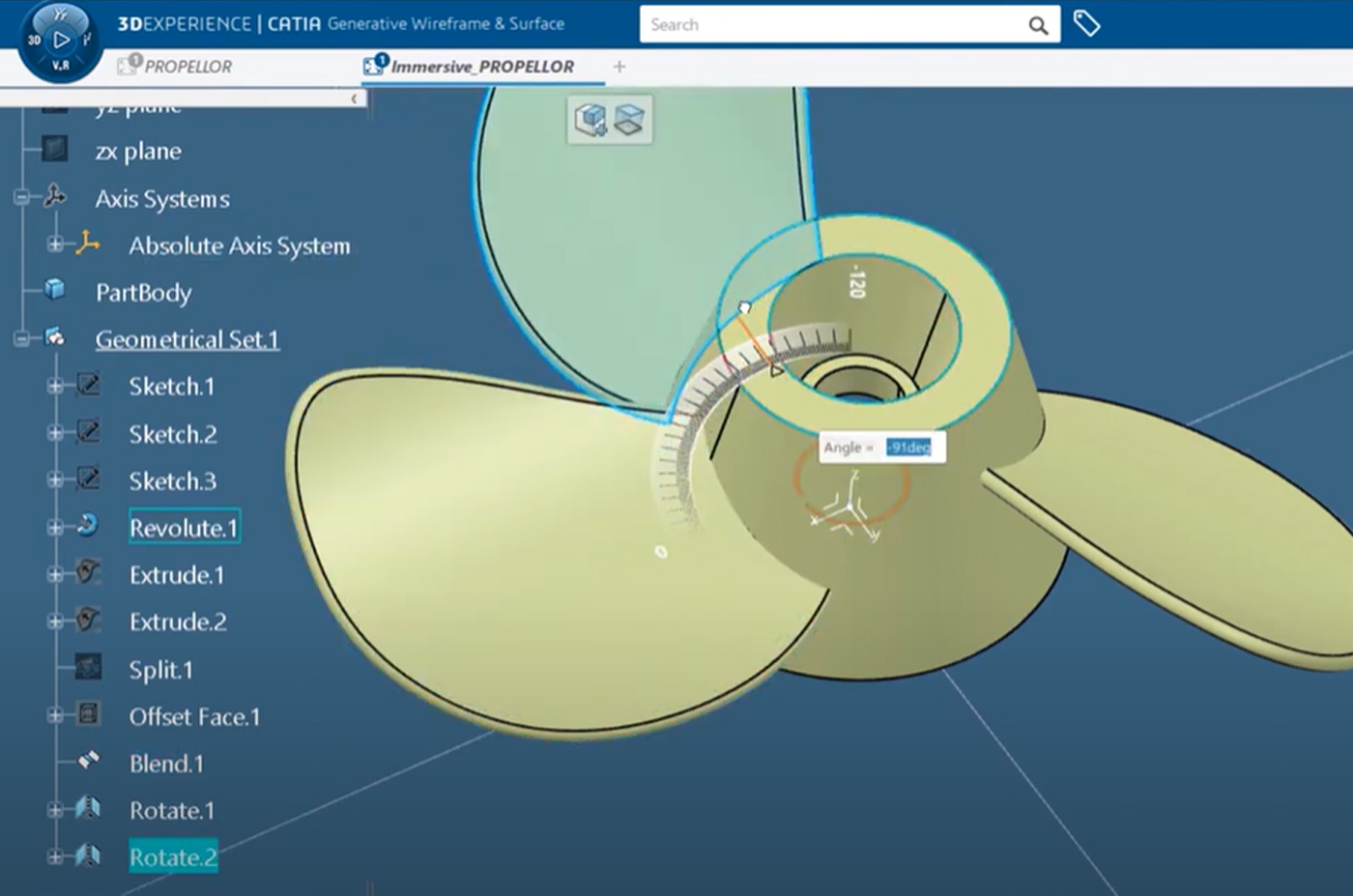 Modellierung in 3DEXPERIENCE ohne Verwendung der Symbolleiste