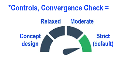 Contact convergence check