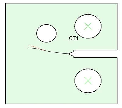 fatigue adaptive remesh miranda ct1 crackpath